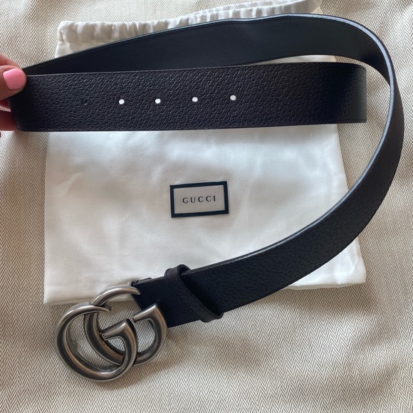 Authentic Gucci Belt, dark brown leather - Picture 1 of 5